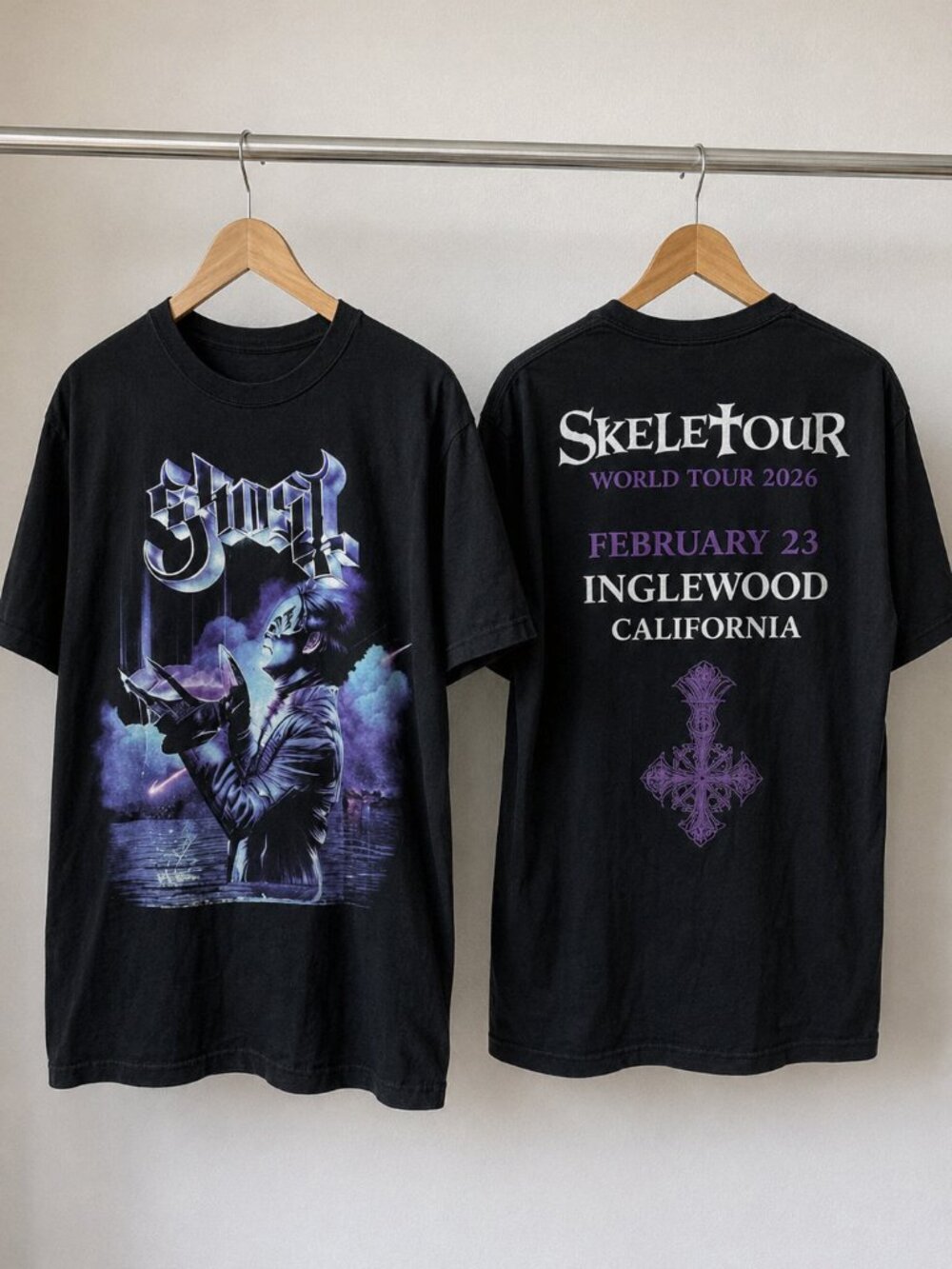 Ghost Skeleton Tour 2026 T-Shirt Reprint